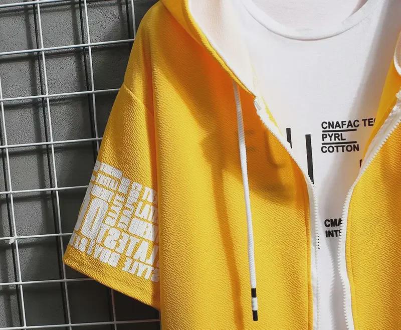 Men's Summer Casual Hooded Short-Sleeve Suit - 2023 Trendy Sportswear