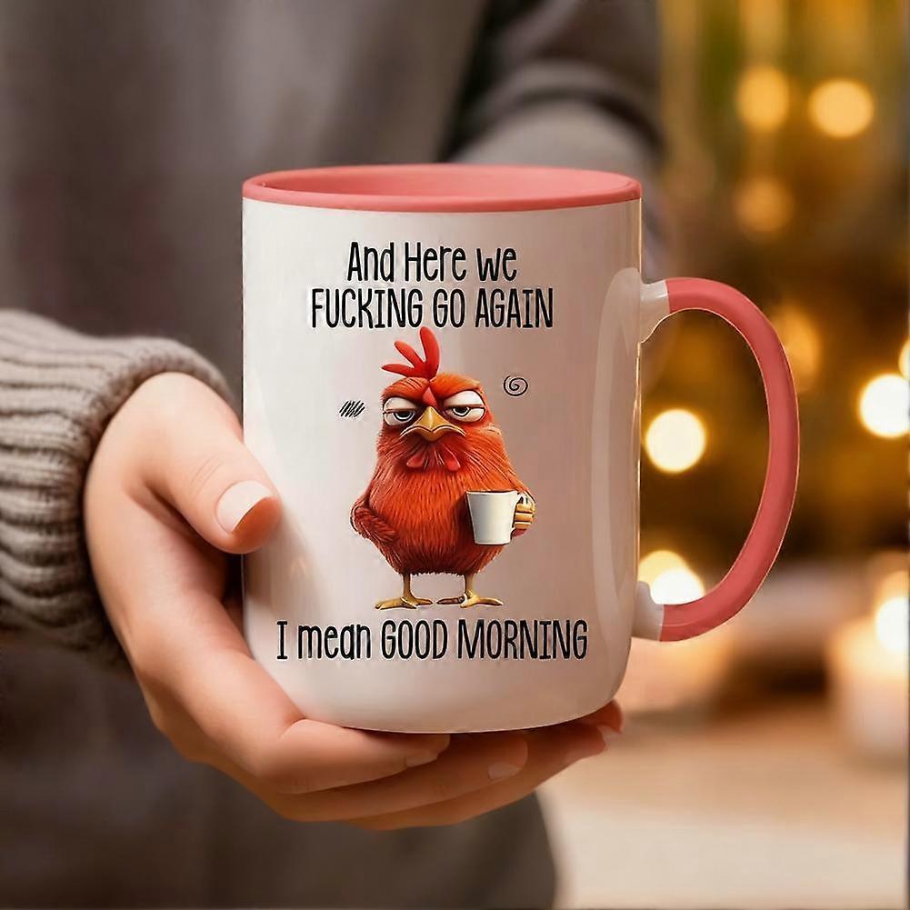 Irritable Rooster Ceramic Mug Funny Sarcastic Coffee Cup