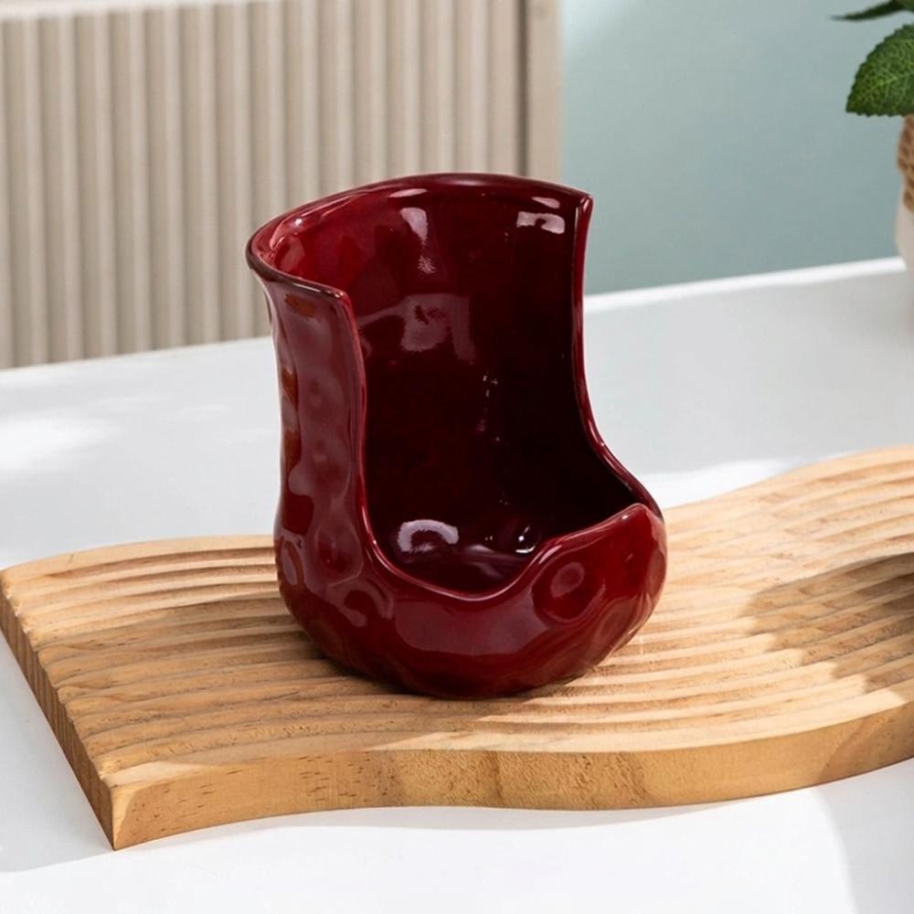 Heat-Resistant Spatula Spoon Holder Ceramic Soup Spoon Tray Kitchen Tool Holder Cooking Tool