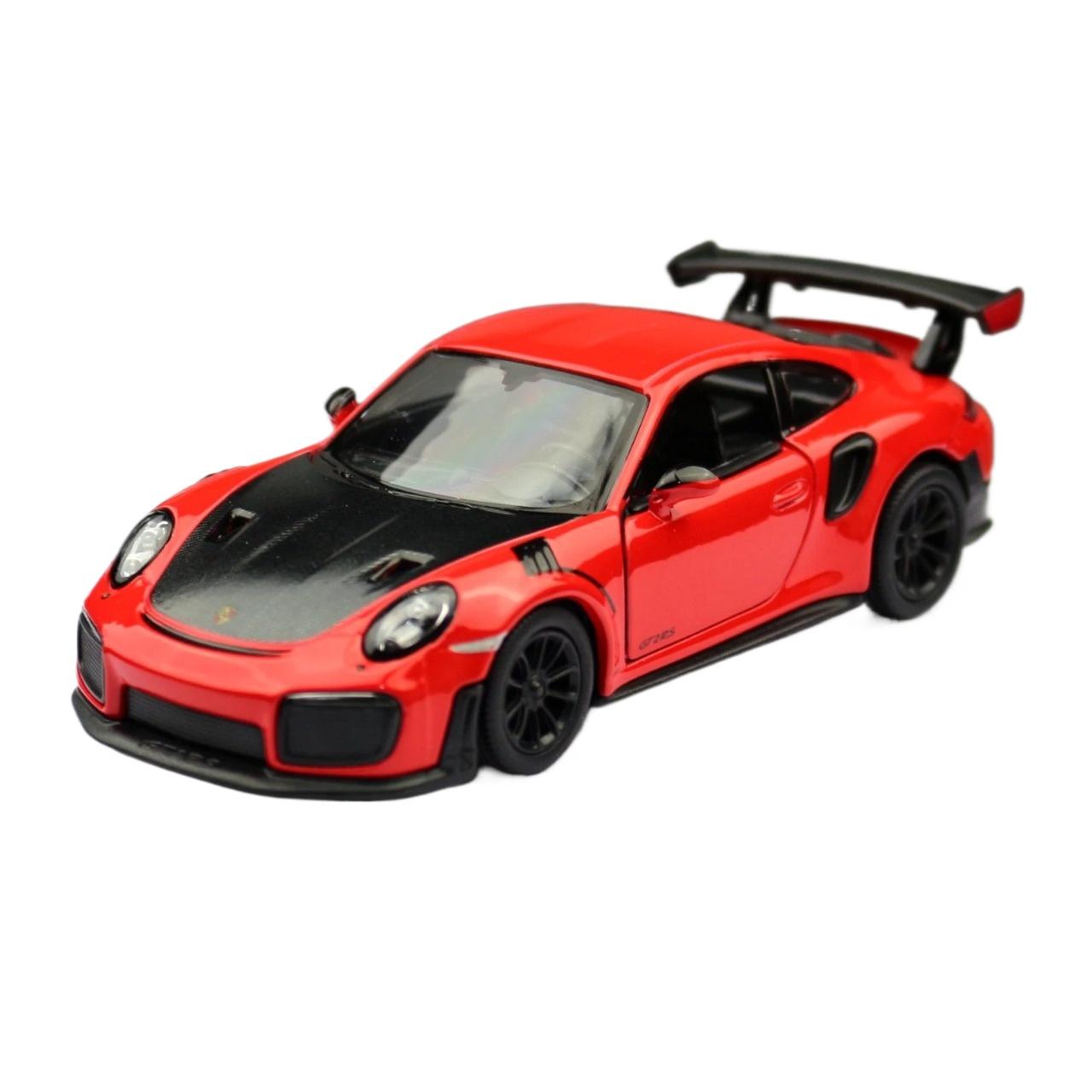 Модель игрушечной машины 1/36 Porsche 911 GT2 RS Super Racing литой сплав миниатюрный автомобиль коллекция подарок для детей мальчик ребенок красный