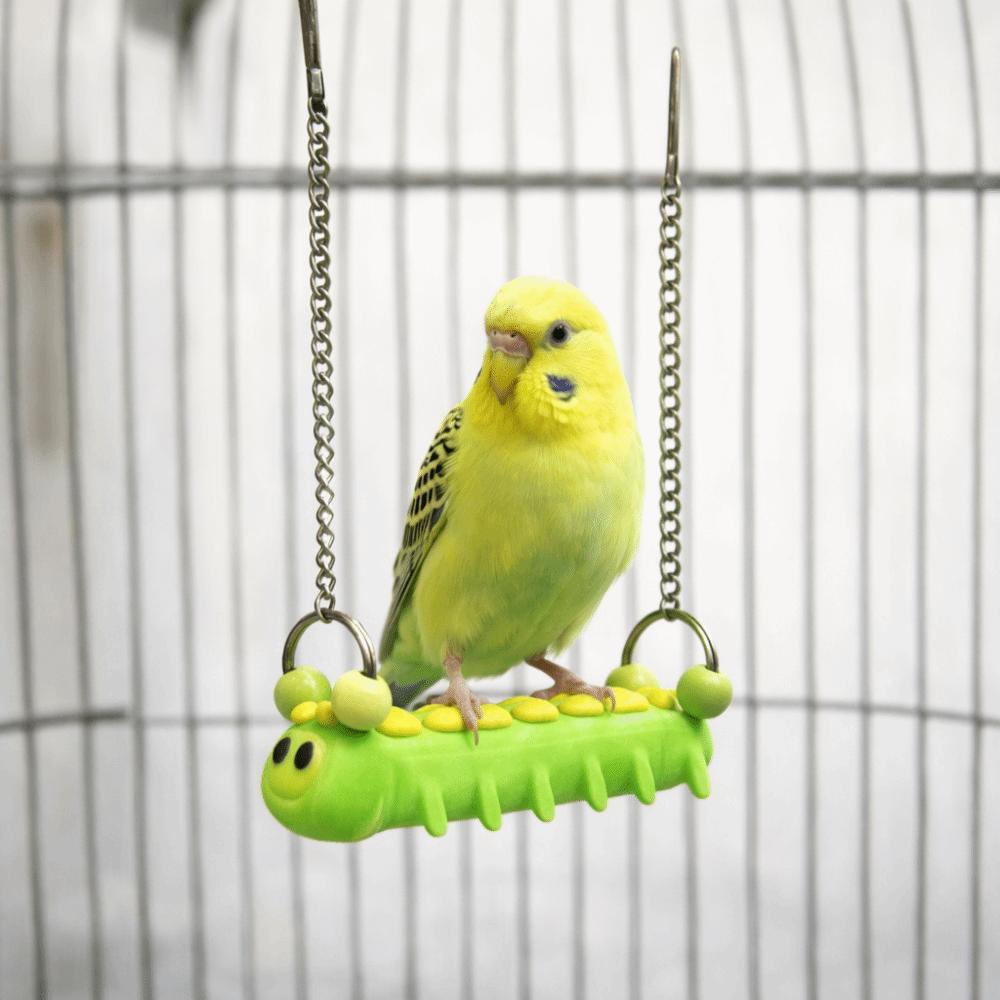 Bite Resistant Parrot Perch Stand Durable Parrot Swing Toy Fun Birds Climbing Ladders Training Toy