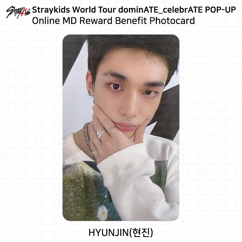 

Stray Kids Світовий тур DominATE_celebrATE Онлайн MD Винагорода Пільга Фотокартка KPOP Hyunjin