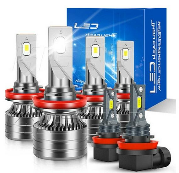 LED Scheinwerfer Kombi-Set: H11, H8, H9005, 9006, H4, H7, H13, 9007, 880, 881