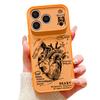 Kreatywne Etui z Wzorem Serca Dla iPhone 17 Pro Max Magnetyczne Dla Magsafe Pokrowiec o Czucie Skóry Dla iPhone 16 15 14 13 Pro Max