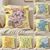 Minimal Art Cute Simple Bear Cushion Cover Pillowcase Antidustmite living Room Sofa Decor Cushion Room