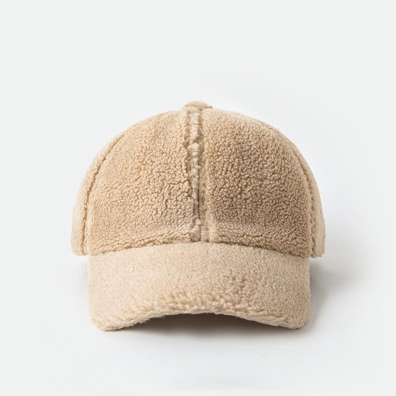 Fashion Winter Baseball Cap For Women Corduroy Lambswool Patchwork Women's Caps Autumn Warm Plush Trucker Hat Visor Adjustable