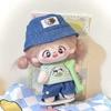 1 set Summer Set 20cm Cotton Doll's Clothes Cowboy Hat 10cm Doll Clothes  Children's Gift