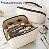 Women's 2023 Portable Toiletry Bag - Large Capacity Travel Makeup & Brush Storage