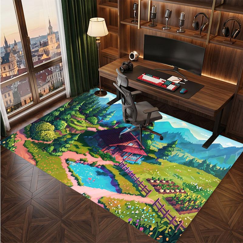 Stardew Valley Rug Soft Thick Non Slip Floor Carpet for Bedroom Living Room Home Decor