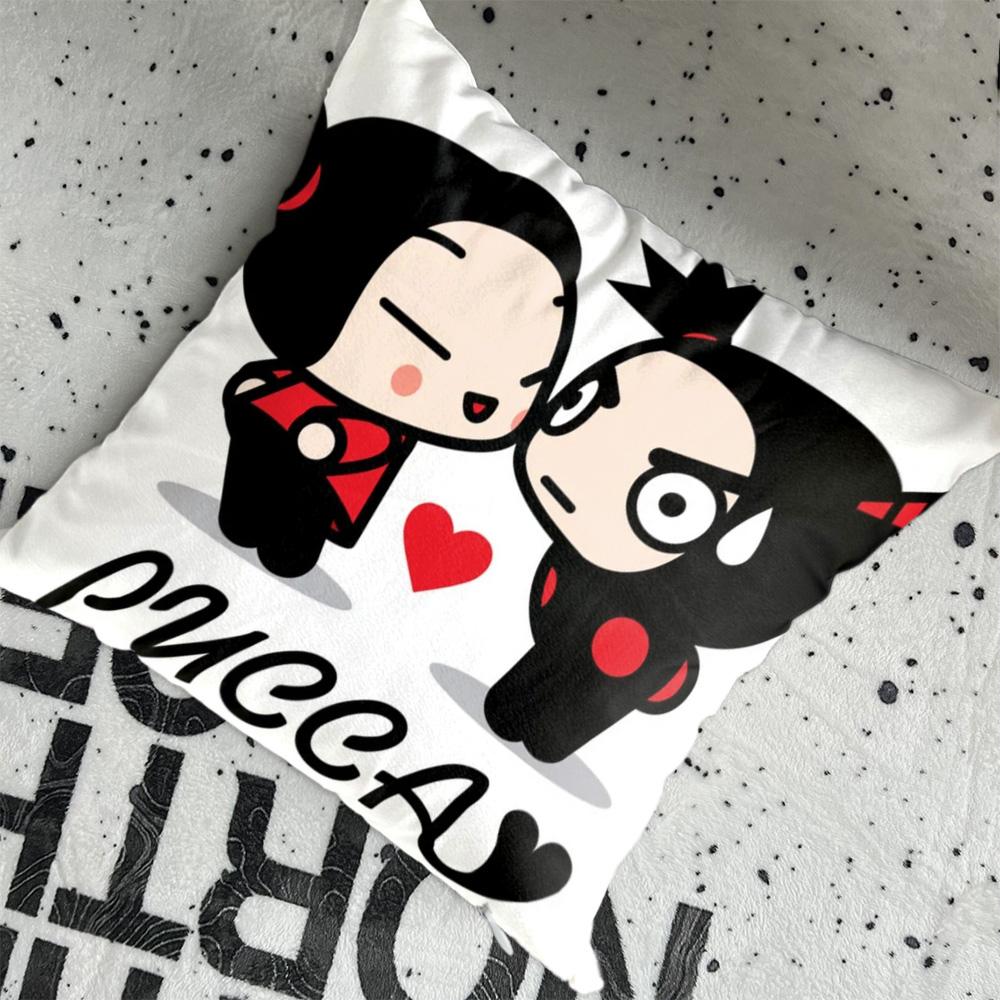 Kawaii PPuccas Pillowcase Cushion Cover x Ornamental Pillows Christmas Decoration Personalized Gift Nordic Home