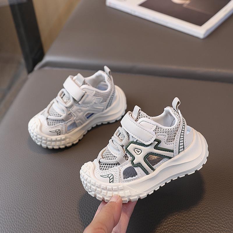 

Children s sports shoes, new summer models, boys sandals, mesh breathable shoes for toddlers, girls breathable soft-soled dad shoes 22-26Take a photo with on бежевий