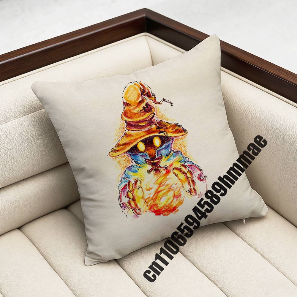 For M-Moogle C-Chocobo V-Vivi Throw Pillow Case Sham 45X45Cm 35X35Cm Square Bedroom Pillowcase Cushion Cover