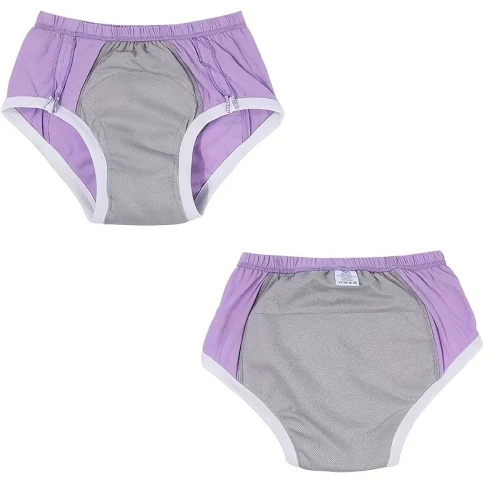 Pañal de tela lavable para adultos con incontinencia, diseño de cintura elástica, ropa interior a prueba de fugas, pañal para adultos.