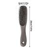 Portable Transparent Boar Bristle Comb Anti-Frizz Fluffy Hair Comb Scalp Massage Comb for Women with Long Hair