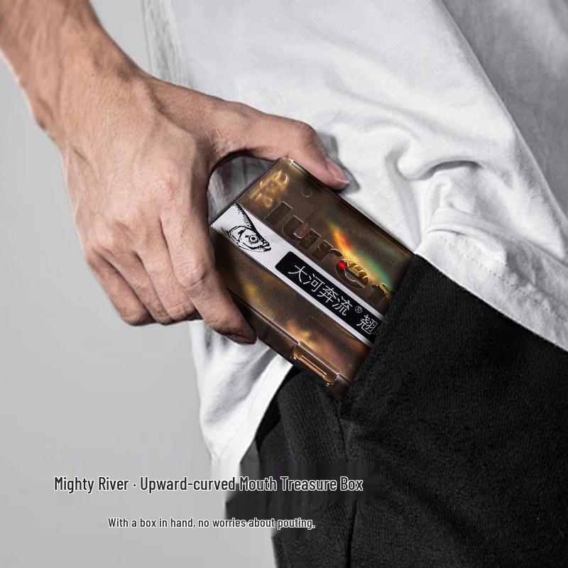 Mighty River Treasure Lure Set: Rattlesnake Green Shrimp, VIBCC50, East Wind Minnow, and Blue Knife Iron Plate