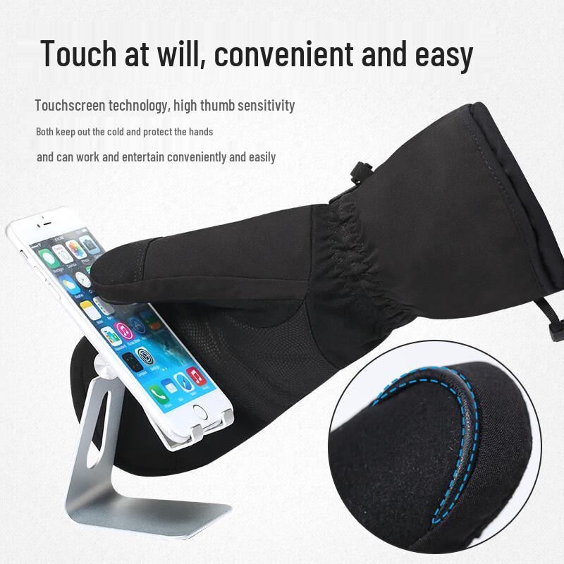 REACH STAR SAVIOR Heated Touchscreen Ski Gloves