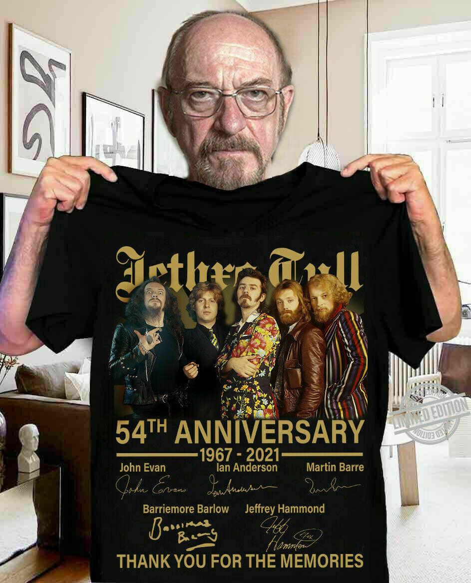 

Винтажная Jethro Tull 54-я годовщина рок-группы унисекс принт летняя одежда полиэстер футболки топы принт мужские футболки из полиэстера