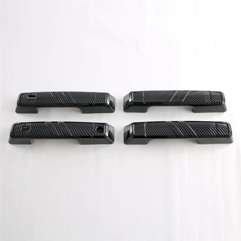 Car Exterior Door Handle Cover Trim For Ford Bronco  2024 Accessories Carbon Fiber LHD