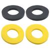 2pcs/4pcs Shock Absorbing Bearing Washer Over Bump Auto Accessories Pad Rubber Bushing Dampers Pad