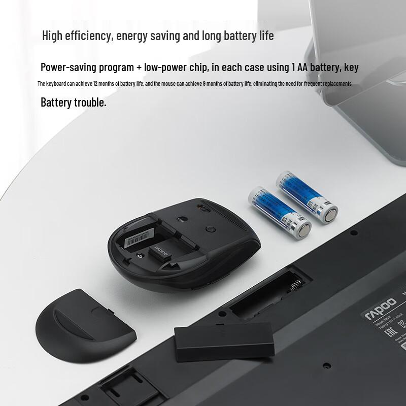 Rapoo 8200G Multi-mode Wireless Keyboard and Mouse Combo