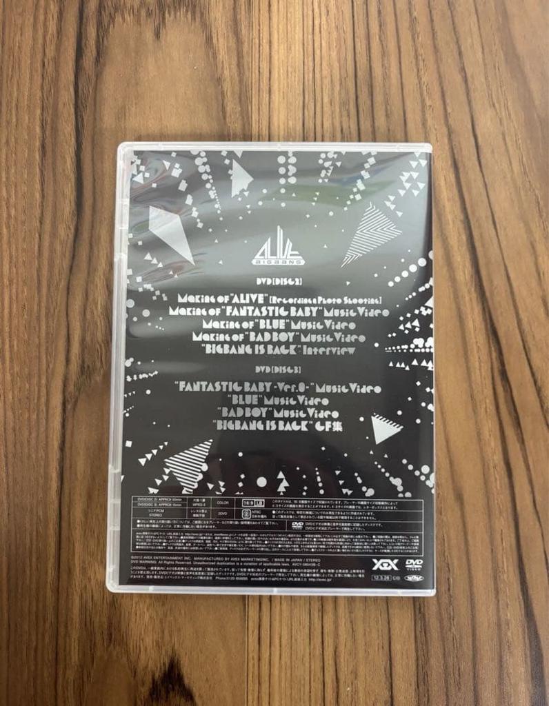 [USED] BIGBANG ALIVE First Press Limited Edition Complete Box Set