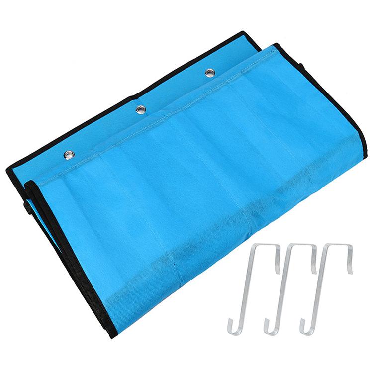 Home Daily Shoes Behind the Door Storage Bag Sundries Wall Hanging Bag Wardrobe Fabric Multi-layer Hanging Storage Bag