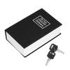 Safe Box Simulation Book Shape Decorative Storage Money Case for Bedroom Living Room OfficeBlack