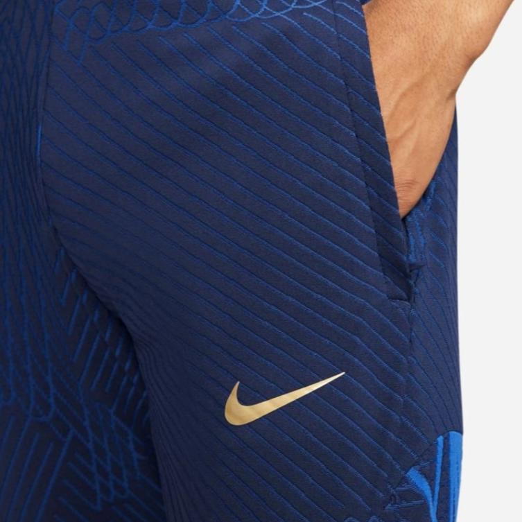 Nike Dri-FIT ADV 2022 World Cup France Team Player Edition Slim Fit Color Block Football Pants Men bottoms DH6433-410