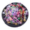 Mixfarbe Acryl Kugel Zungenringe Brustwarzenring Halter 14G Flexibler Zungenpiercingstab Bioflex Brustwarzenstäbchen 16mm