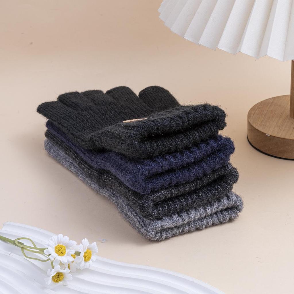 Luvas masculinas para dirigir e andar de inverno ao ar livre – quentes, à prova de frio e elegantes