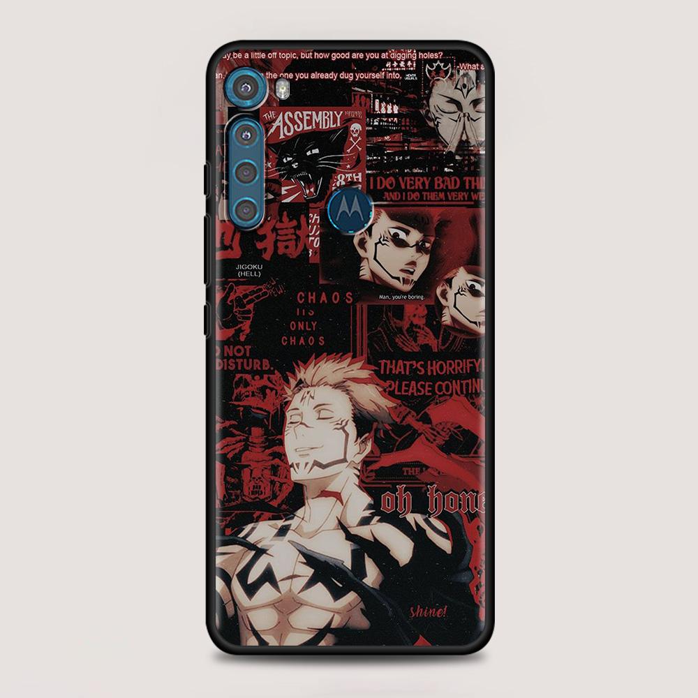 Jujutsu Kaisen Anime Pentru MOTOROLA One Fusion Husă pentru Moto G10 G9 G8 Plus Play Power One G20 G30 G40 G50 G60 Edge 20 Carcasă Telefon