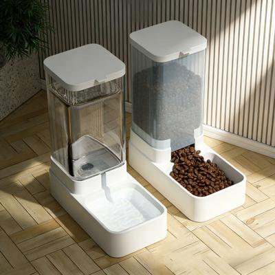 For Cats and dogs1-2Packaged Pet Gravity Feeder and Waterer Set Automatic Drinking and Feeding Device Dual Function Design