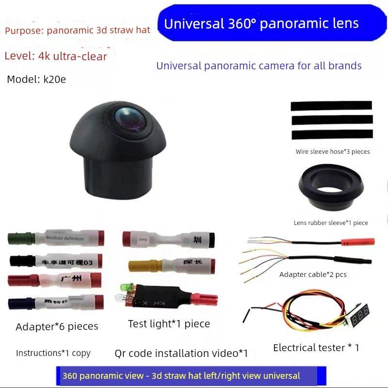 Replace the Broken Dash Cam with a Full-Screen Streaming 4-Hole/5-Hole Wide-Angle Full-Color Camera for Front and Rear