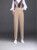 Women's High Waist Corduroy Harem Pants: Loose, Versatile, Casual Carrot Fit for Autumn and Winter