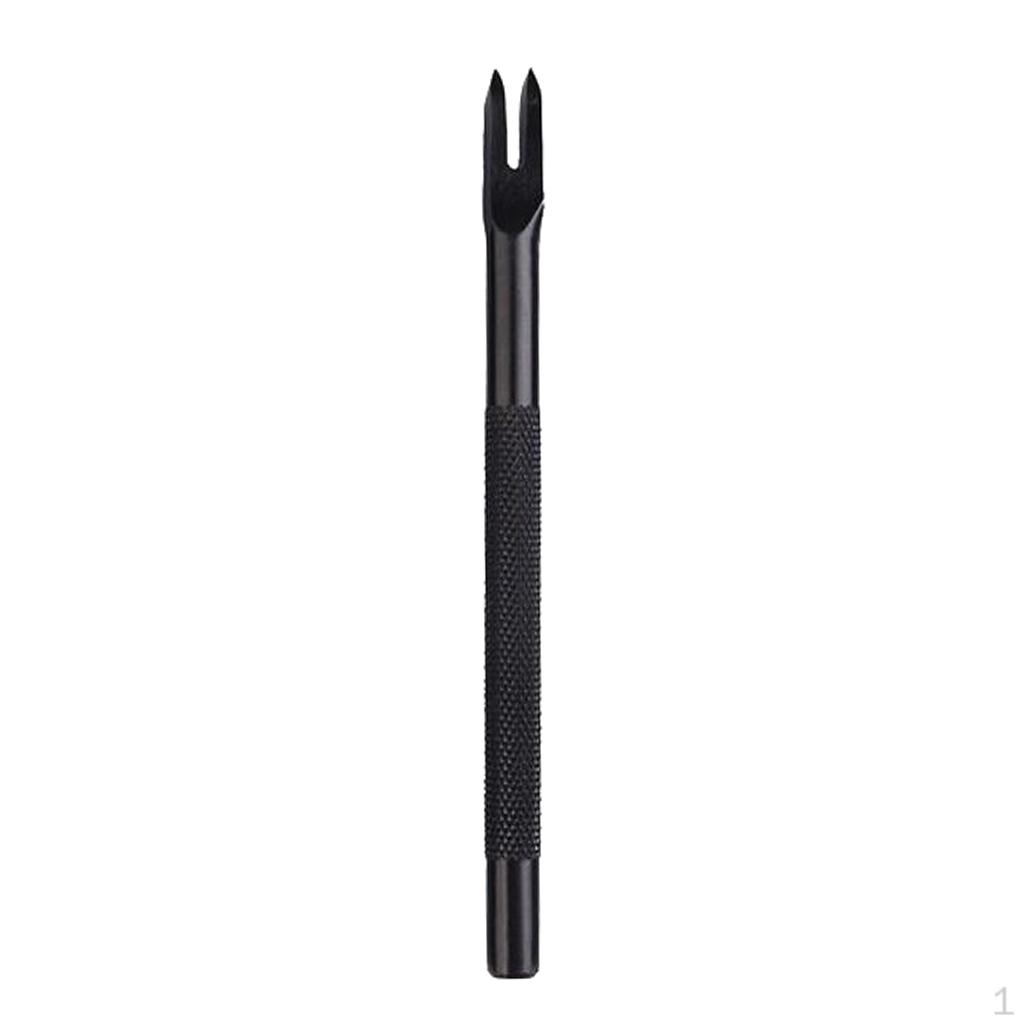 1 Leather Craft Tools Diamond Stitching 2/4/6 Prong 3/4/5/6mm Spacing Hole 4mm 2 Prong Black