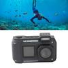 4K 65MP Underwater Camera Autofocus 2.88in 1.44in Dual Screen 2500mAh 33FT Water Proof Camera Underwater Digital Camera for Snorkeling