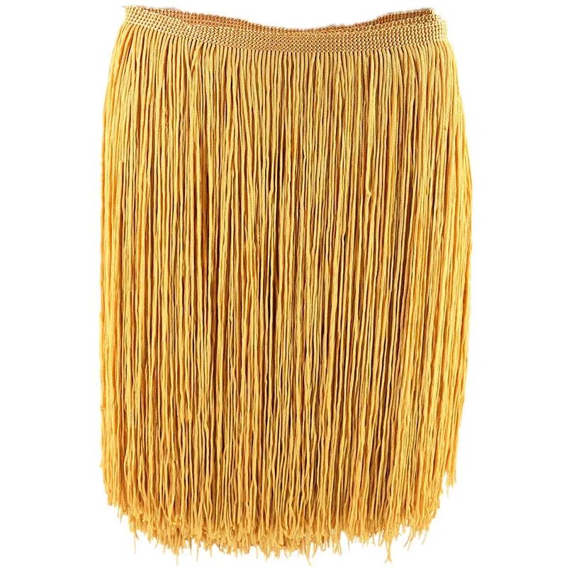 10yard/lot 15cm/20cm/30cm Polyester Tassel Lace Fringe Trimming Latin Dance Clothing Accessories DIY Curtain Decoration JK142
