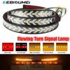 Car Truck LED Tailgate Light Strip Turn Signal Lamp Reverse Backup Brake Light Strip Flowing Dynamic Warning Brake Reverse Tail Light Bar 12V 24V