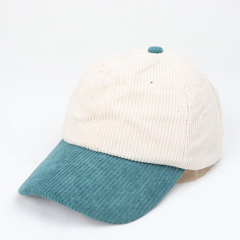 

Бейсболки из вельвета с цветными блоками для пар, универсальные уличные кепки Snapback для осени и зимы, идеальный выбор для подарков Adjustable темно-зеленого