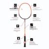 Qing Meng Langlebiges Badmintonschläger-Paar-Set