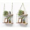 Bohemian Style Hanging Shelves 2/3 Layers Wall Rack New Wall Shelves  Bedroom Decor