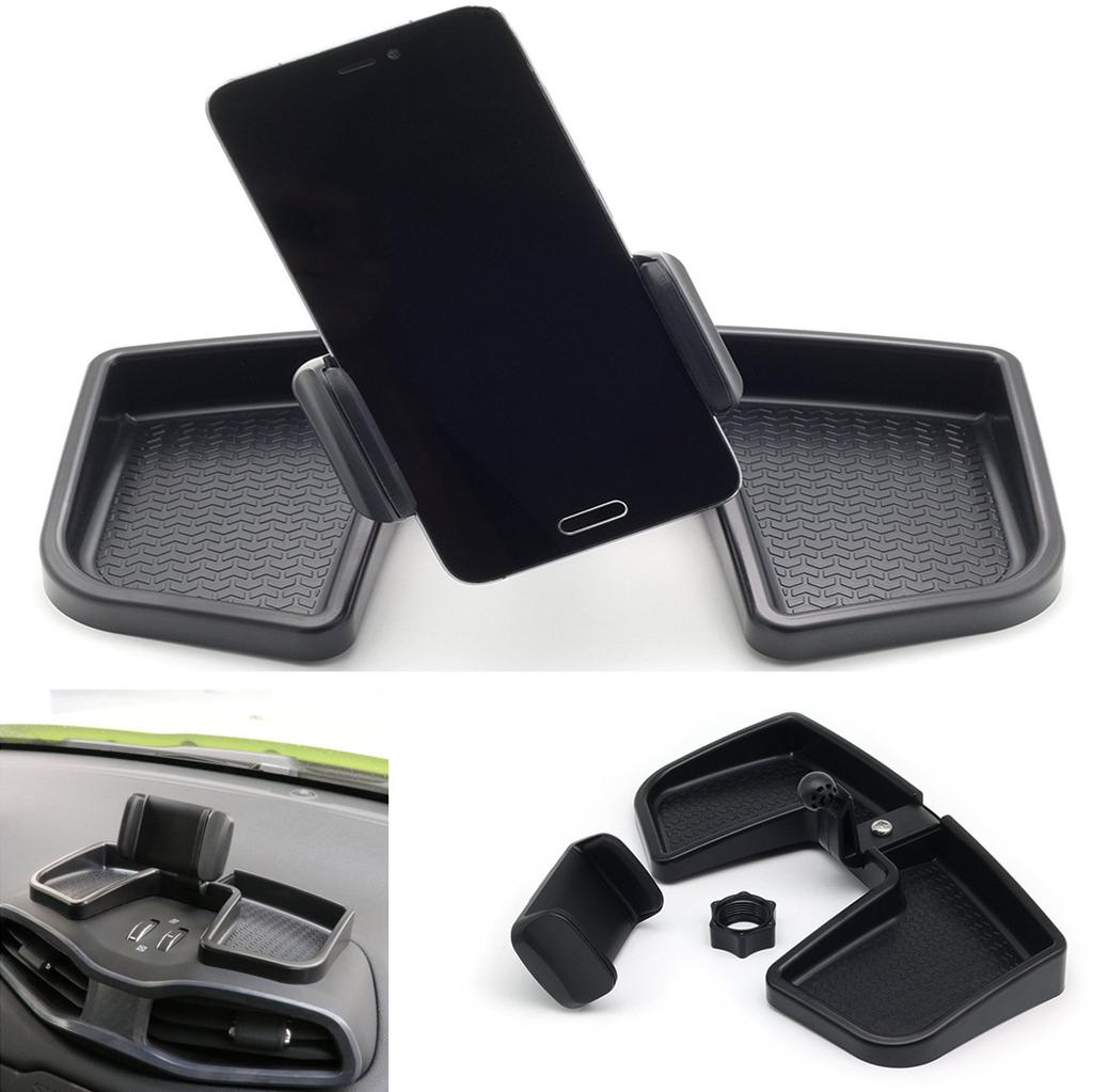 1Pc BLACK Car Dashboard Mobile Phone Bracket Holder Tape Is At the Back