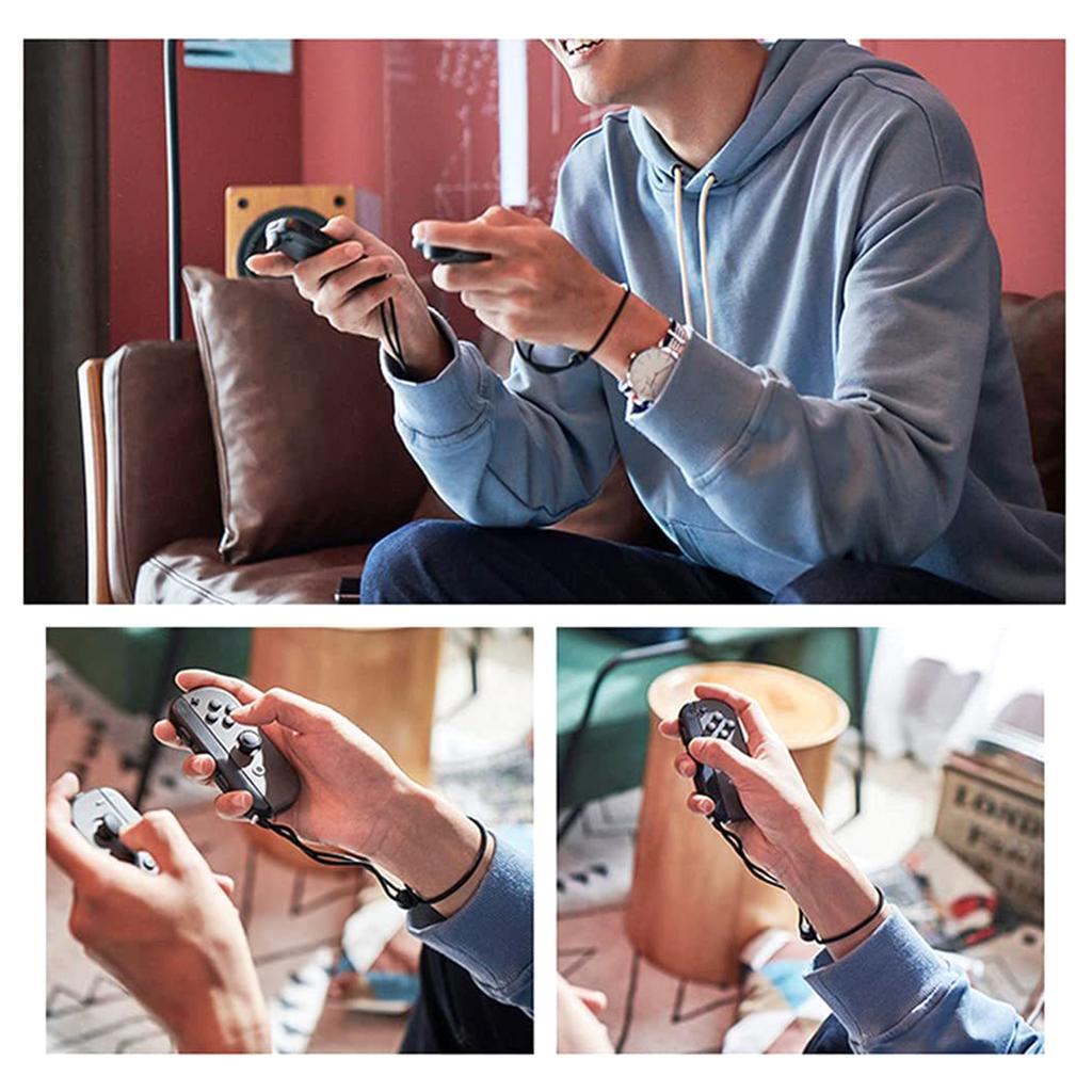 1 Pair Wrist Strap Band for Switch OLED Joy-Con Controller Hand Rope Replacement Lanyard Gamepad Rope Adjustable Strap