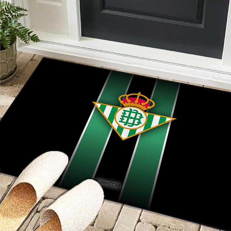 1PC rug Real Betis Crest Artwork Carpet, Chair Rug,Area Rug for Office Bedroom living rooms bedroom, Doormat decor Christmas fan gifts