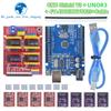 TZTUNO R3 Shield V3 Engraving Machine 3D Printe+ 4pcs DRV8825 Or A4988 Driver Expansion Board For Arduino With USB Cable