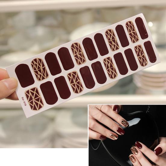 Nail Sticker Nail Art  Self-Adhesive Eco-friendly Stickers Paper Decals