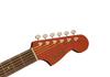 Fender Malibu Player Electric Acoustic Walnut White Fiesta Soft Case Included Guitar, Fingerboard, Pickguard, Red,