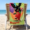 1pc Bing Bunny4 Beach Towel, Sports Cape, Beach and Seaside Swimming Pool Equipment, Fashion Pattern, Rectangular, Travel Essentials