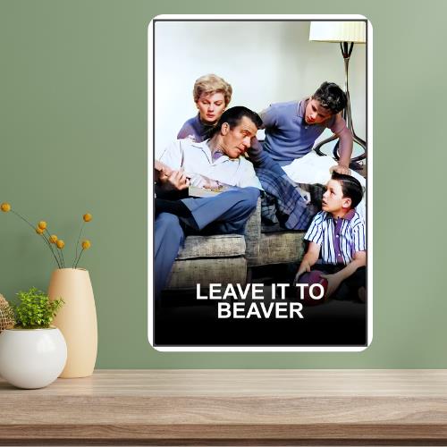 Leave It to Beaver Classic TV Show Metal Poster Sign 20x30cm（7.8x11.8inch）