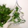 WTEMPO 10PCS Transparent Plastic Christmas Tree Shaped Decorative Boxes Christmas Decorations DIY Christmas Gifts Home Ornaments and Pendants